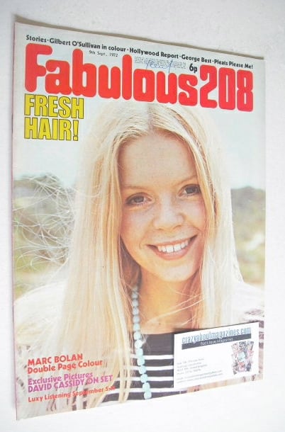 Fabulous 208 magazine (9 September 1972)