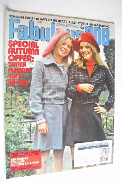 Fabulous 208 magazine (7 October 1972)