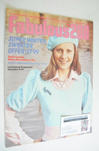 Fabulous 208 magazine (18 November 1972)