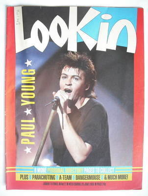 Look In magazine - Paul Young cover (29 June 1985)