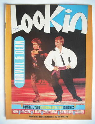 Look In magazine - Jayne Torvill and Christopher Dean cover (27 July 1985)
