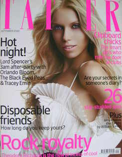 <!--2006-09-->Tatler magazine - September 2006 - Theodora Richards cover