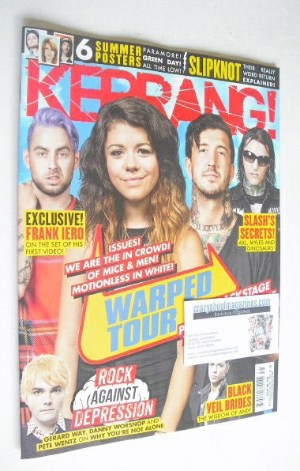 <!--2014-08-02-->Kerrang magazine - Warped Tour cover (2 August 2014 - Issu