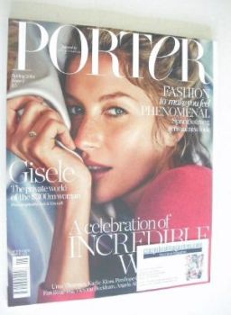 Porter magazine - Gisele Bundchen cover (Spring 2014 - Issue 1)