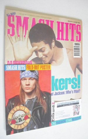 Smash Hits magazine - Michael Jackson cover (5-18 February 1992)