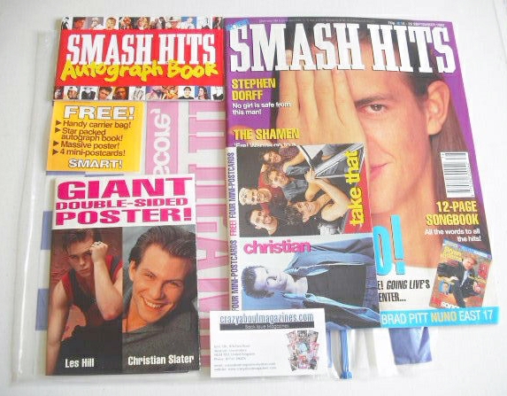 <!--1992-09-16-->Smash Hits magazine - Kristian Schmid cover (16-29 Septemb