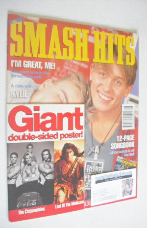 Smash Hits magazine - Gary Barlow and Mark Owen cover (25 November - 8 December 1992)