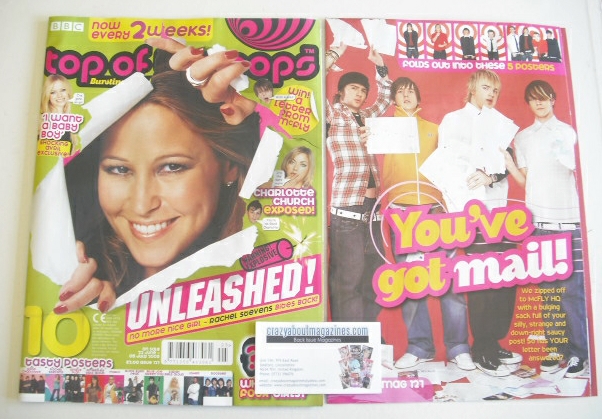 Top Of The Pops magazine - Rachel Stevens cover (22 June-5 July 2005)