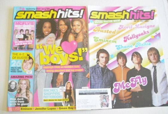 Smash Hits magazine - Destiny's Child cover (19 January - 1 February 2005)