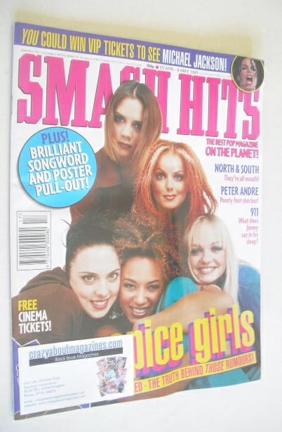 Smash Hits magazine - Spice Girls cover (23 April - 6 May 1997)