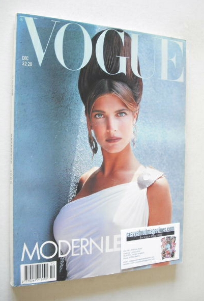 British Vogue magazine - December 1988 - Stephanie Seymour cover