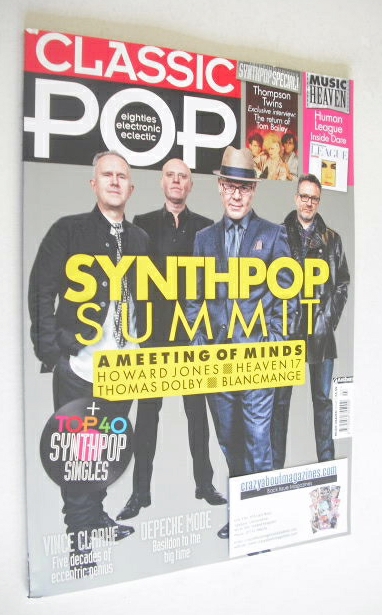 Classic Pop magazine - Synthpop Summit cover (April/May 2014)