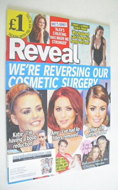 Reveal magazine - Cosmetic Surgery cover (10-16 May 2014