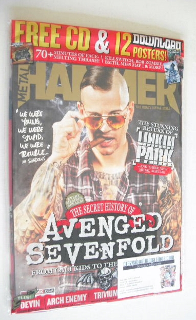 Metal Hammer magazine - Avenged Sevenfold cover (July 2014)