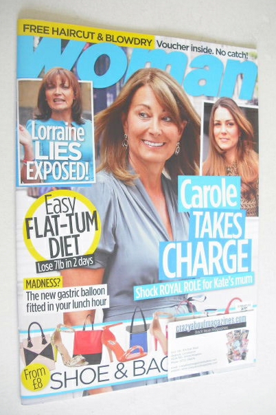 Woman magazine - Carole Middleton cover (10 February 2014)