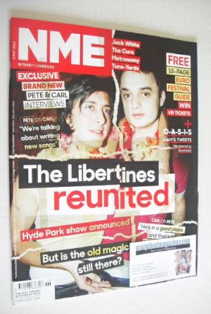 NME magazine - The Libertines cover (3 May 2014)