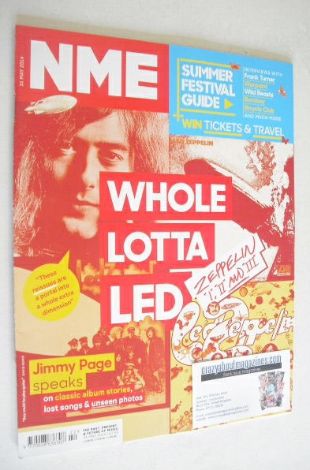 <!--2014-05-31-->NME magazine - Whole Lotta LED cover (31 May 2014)