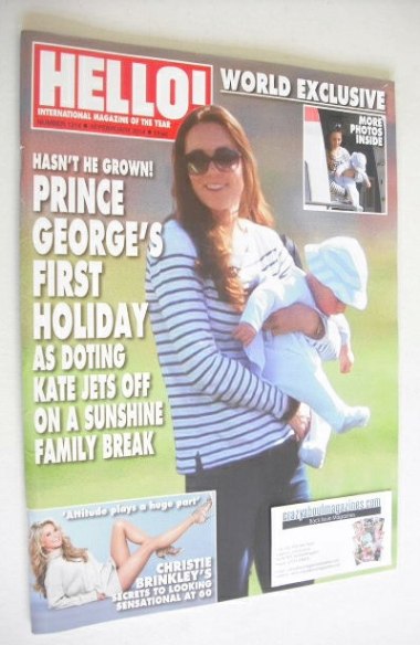 Hello! magazine - Prince George and Kate cover (10 February 2014 - Issue 1314)
