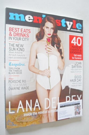 Men's Style Australia magazine - Lana Del Rey cover (Spring/Summer 2013)