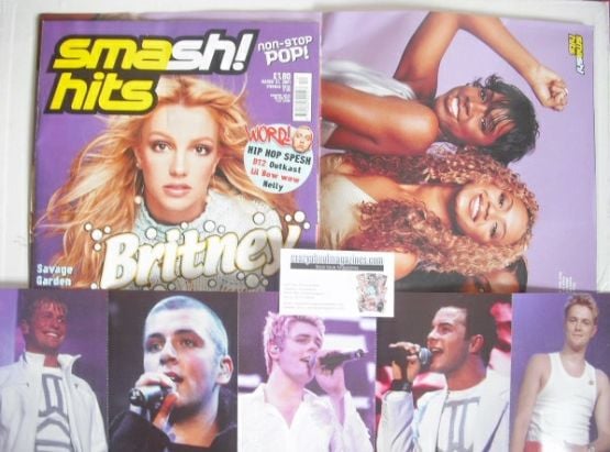 Smash Hits magazine - Britney Spears cover (21 March 2001)