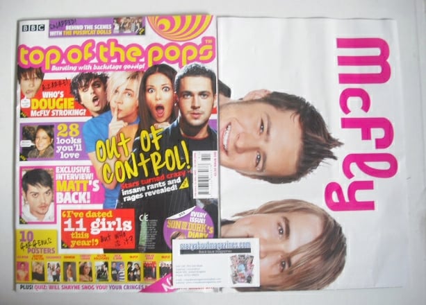 Top Of The Pops magazine - Stars Turned Crazy cover (21 December 2005 - 24 January 2006)