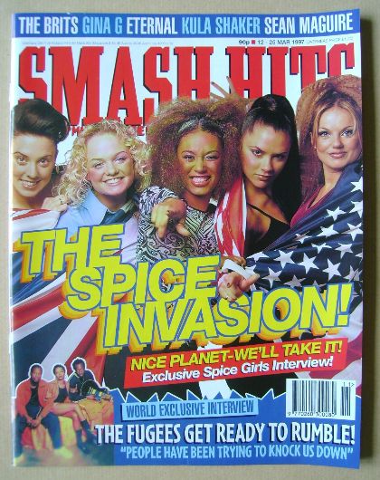 Smash Hits magazine - Spice Girls cover (12-25 March 1997)