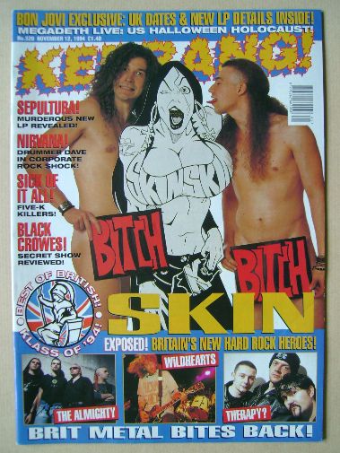 <!--1994-11-12-->Kerrang magazine - 12 November 1994 (Issue 520)