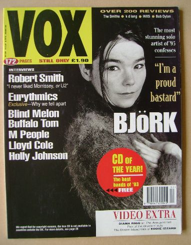 VOX magazine - Bjork cover (December 1993 - Issue 39)