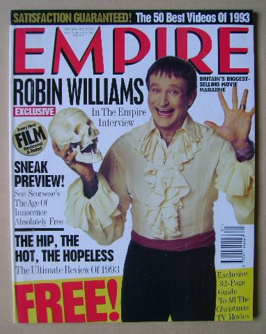 Empire magazine - Robin Williams cover (January 1994 - Issue 55)