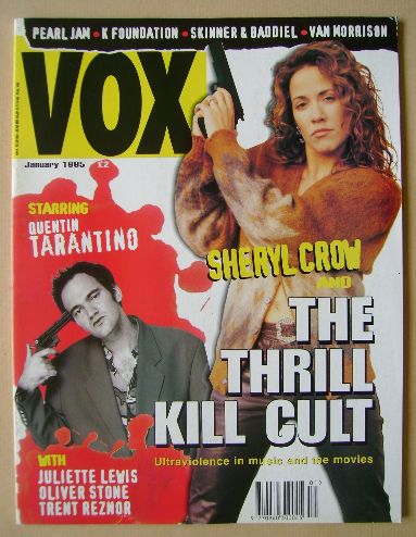 VOX magazine - Sheryl Crow cover (January 1995 - Issue 52)