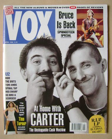 VOX magazine - Carter USM cover (April 1992 - Issue 19)