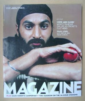 The Times magazine - Monty Panesar cover (7 July 2007)
