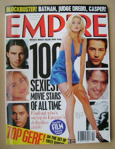 Empire magazine - Cameron Diaz cover (August 1995 - Issue 74)