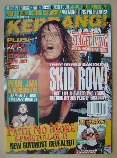 <!--1994-07-23-->Kerrang magazine - 23 July 1994 (Issue 504)