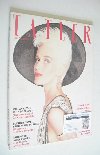<!--1982-09-->Tatler magazine - September 1982 - Paula Yates cover