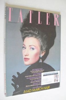 Tatler magazine - March 1983 - Jane Seymour cover