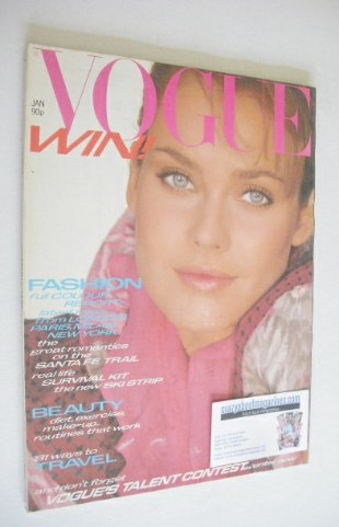 British Vogue magazine - January 1981 (Vintage Issue)