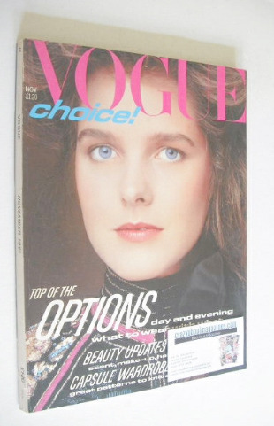 British Vogue magazine - November 1981 (Vintage Issue)
