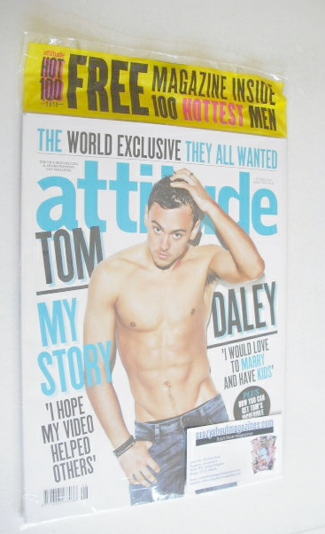 <!--2014-08-->Attitude magazine - Tom Daley cover (August 2014)