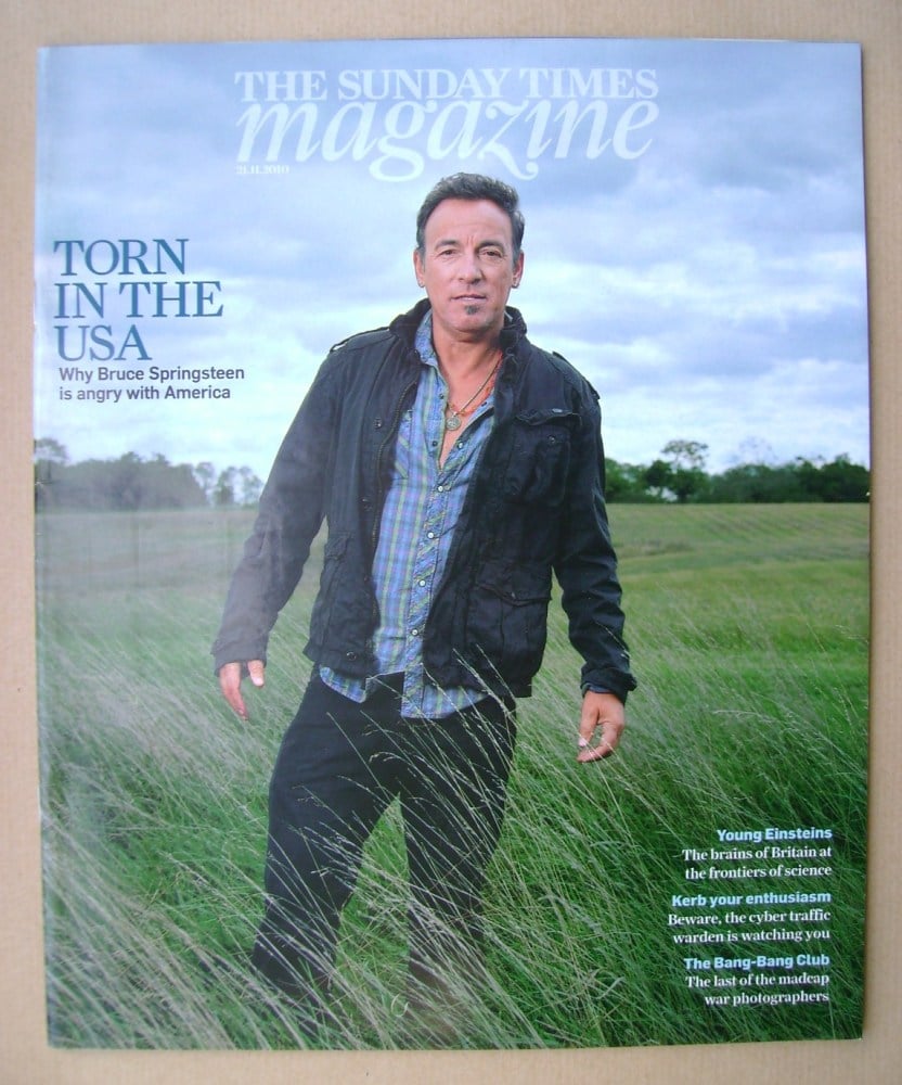 The Sunday Times magazine - Bruce Springsteen cover (21 November 2010)