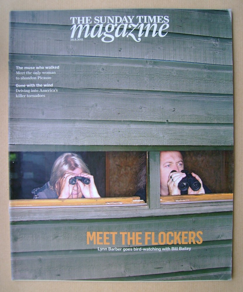 The Sunday Times magazine - Bird-Watching cover (28 August 2011)