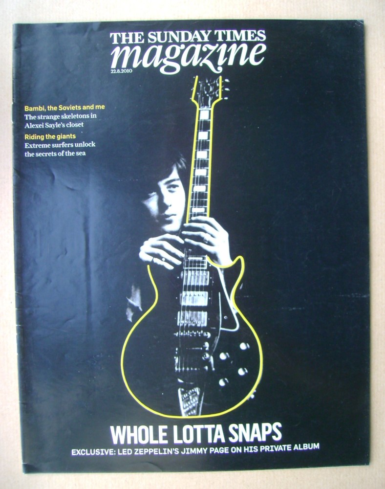 <!--2010-08-22-->The Sunday Times magazine - Jimmy Page cover (22 August 20