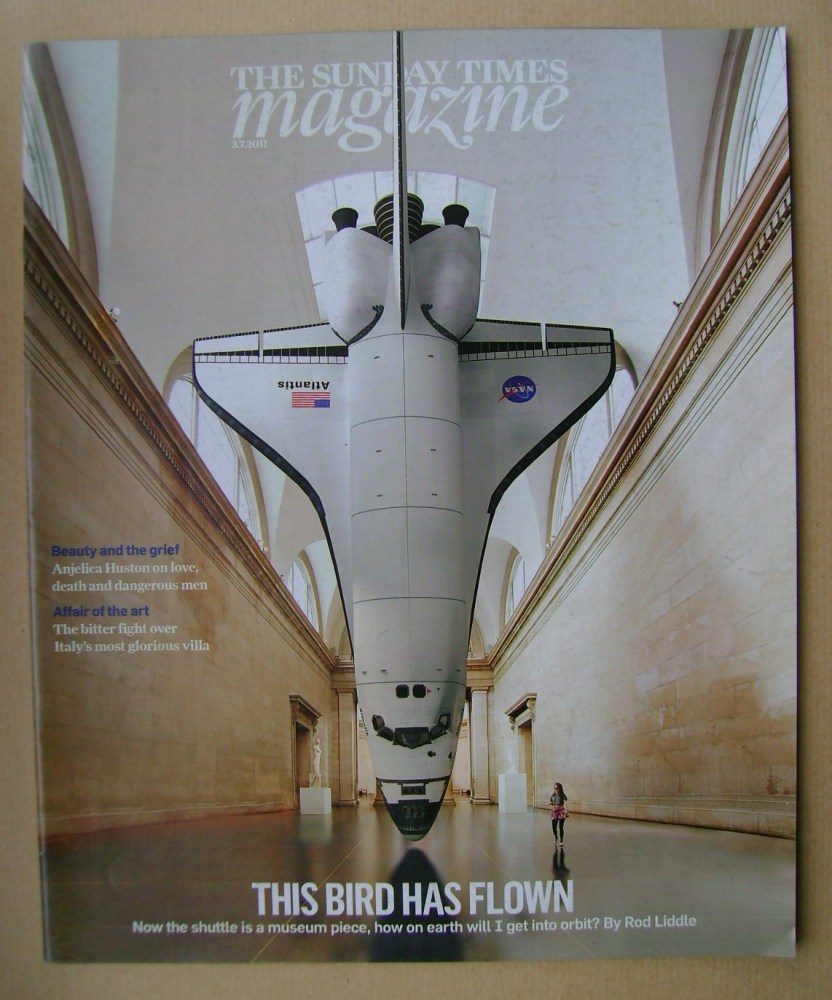The Sunday Times magazine - Space Shuttle cover (3 July 2011)