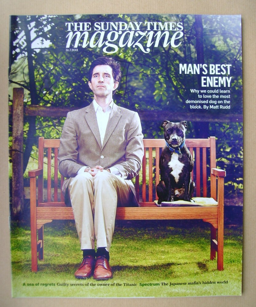 The Sunday Times magazine - Man's Best Enemy cover (31 July 2011)