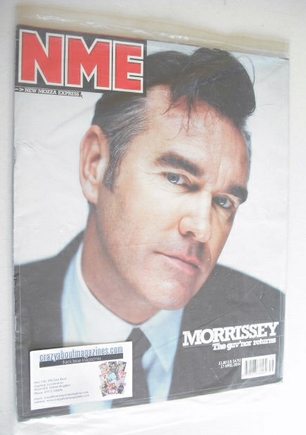 NME magazine - Morrissey cover (17 April 2004)