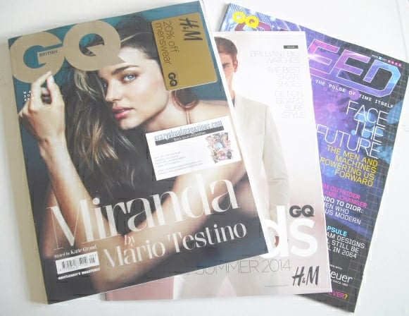 British GQ magazine - May 2014 - Miranda Kerr cover