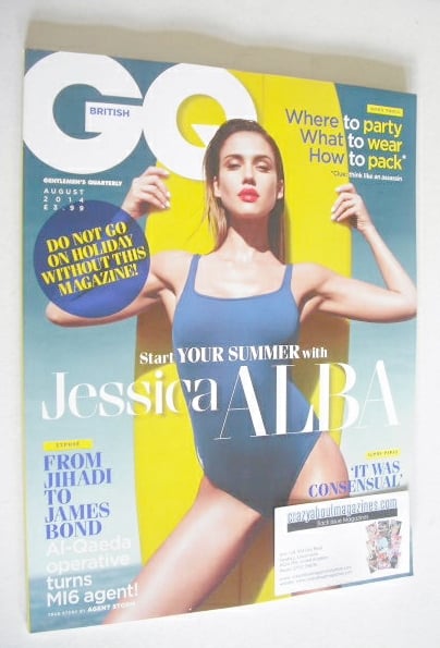 British GQ magazine - August 2014 - Jessica Alba cover