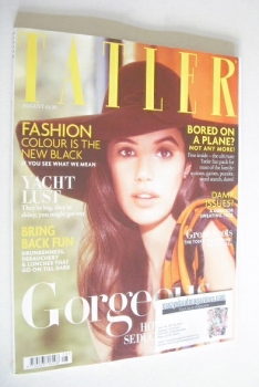 Tatler magazine - August 2014 - Gala Gordon cover 