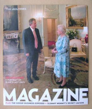 The Times magazine - Tony Blair and The Queen cover (23 June 2007)