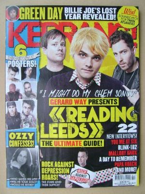 Kerrang magazine - Reading and Leeds Ultimate Guide cover (23 August 2014 - Issue 1531)